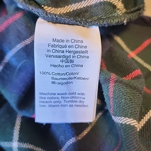 Madewell Flannel Oversized Ex-Boyfriend Button Down T-Shirt sz XXS - Picture 12 of 13